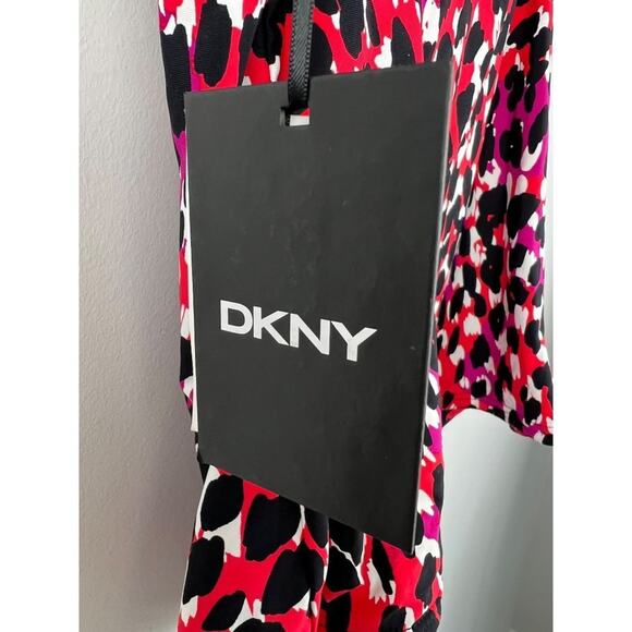 Women's DKNY Animal Print Tankini Top Medium - Picture 3 of 8